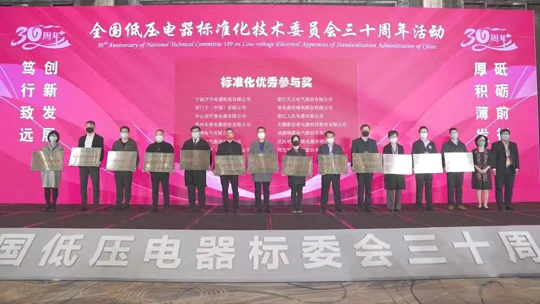 編制新能源等行業標準，麻花豆國產劇視電氣獲全國低壓電器標委會授獎
